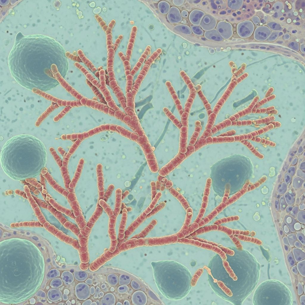 Comprehensive guide to nocardiosis: causes, skin symptoms, diagnosis, and effective treatments for this soil-borne bacterial infection.