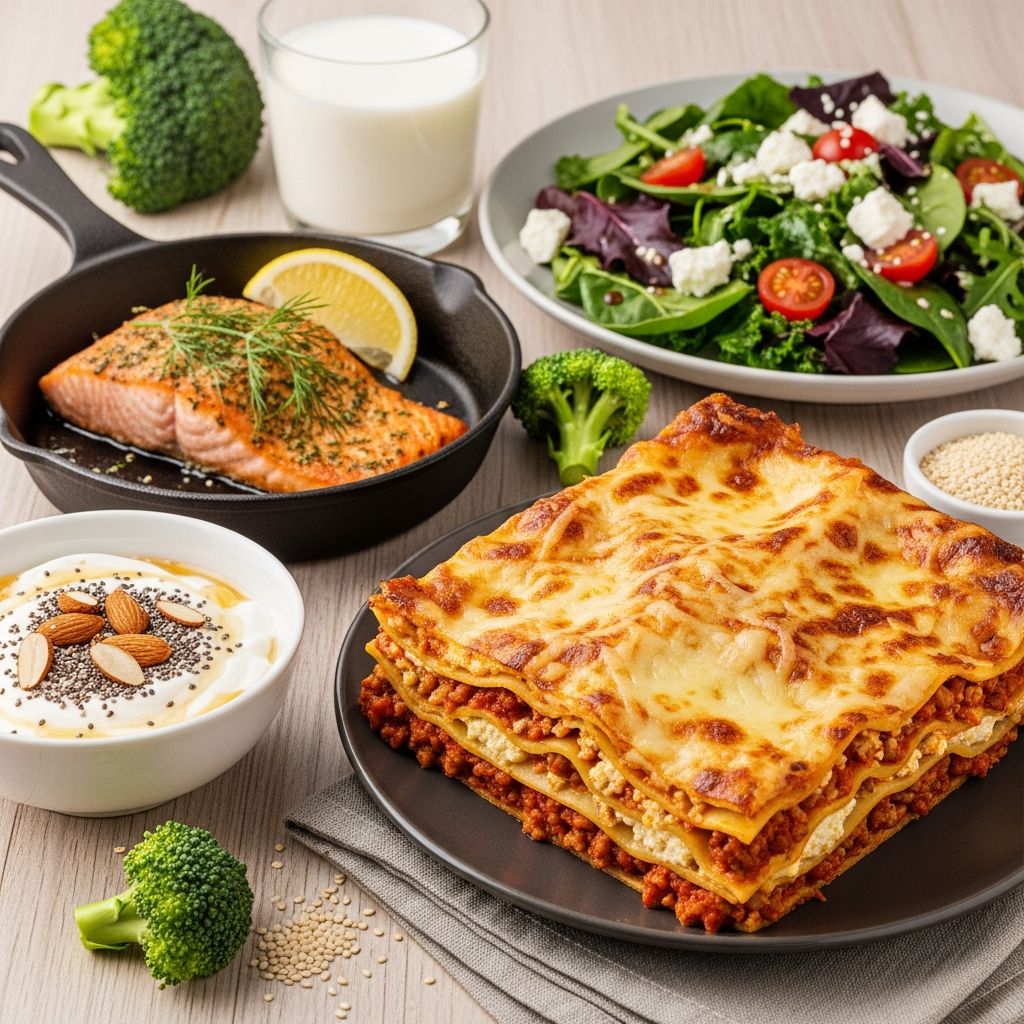 Boost your bone health with these delicious, nutrient-packed high-calcium recipes featuring dairy, greens, and fortified foods.