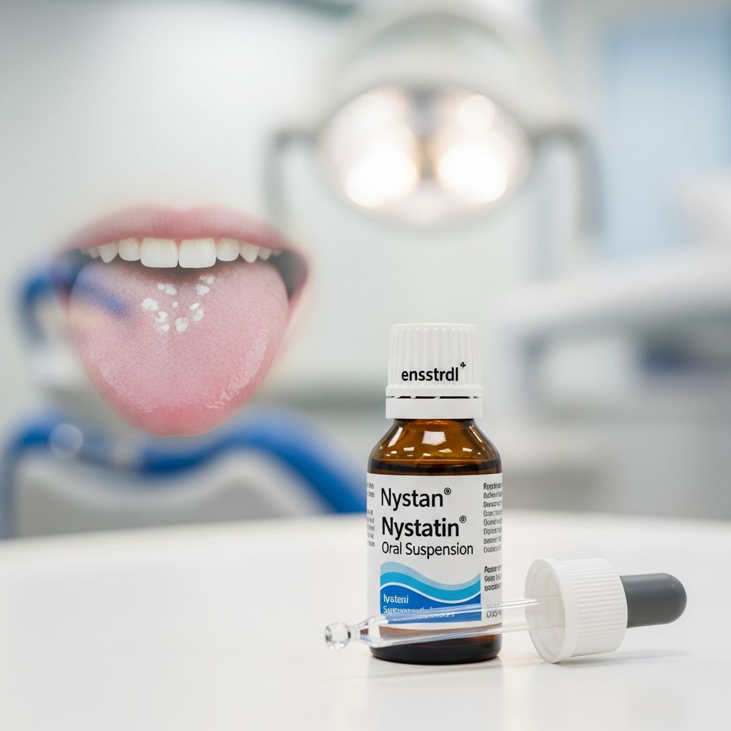 Comprehensive guide to using Nystan suspension for effective treatment and prevention of oral thrush infections.