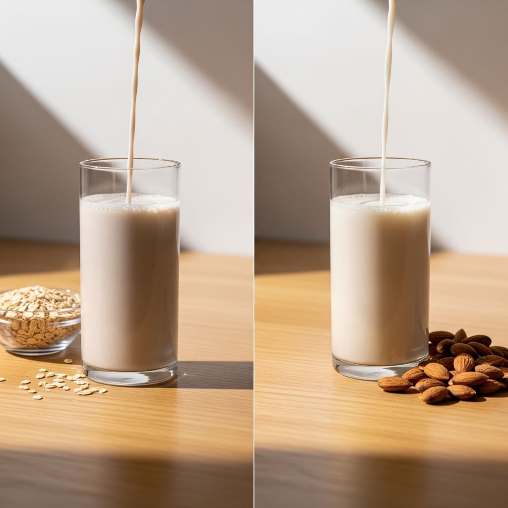 Discover the nutritional differences, health benefits, and best uses for oat milk versus almond milk in your diet.