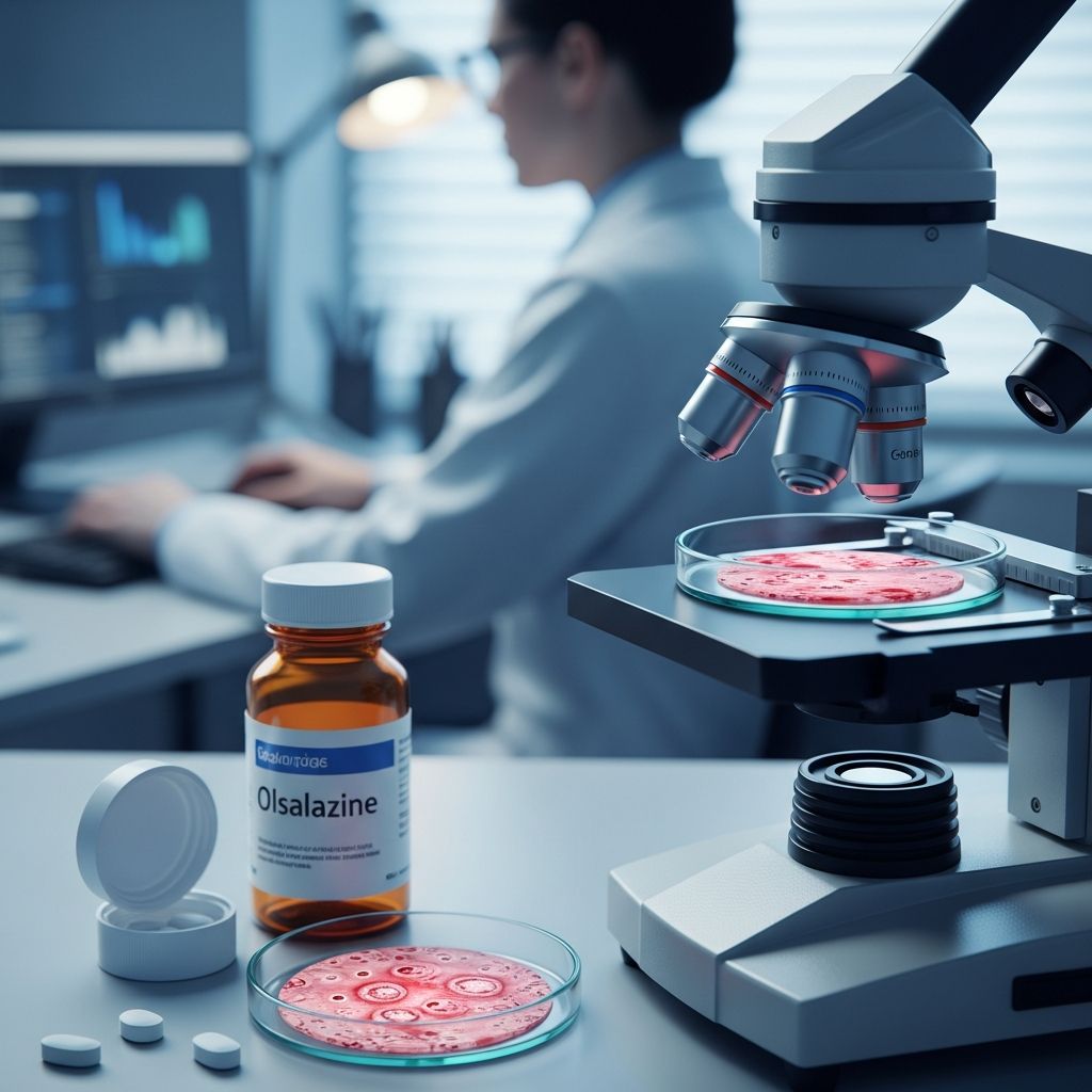 Comprehensive guide to olsalazine: uses, dosage, side effects, and management of ulcerative colitis maintenance therapy.