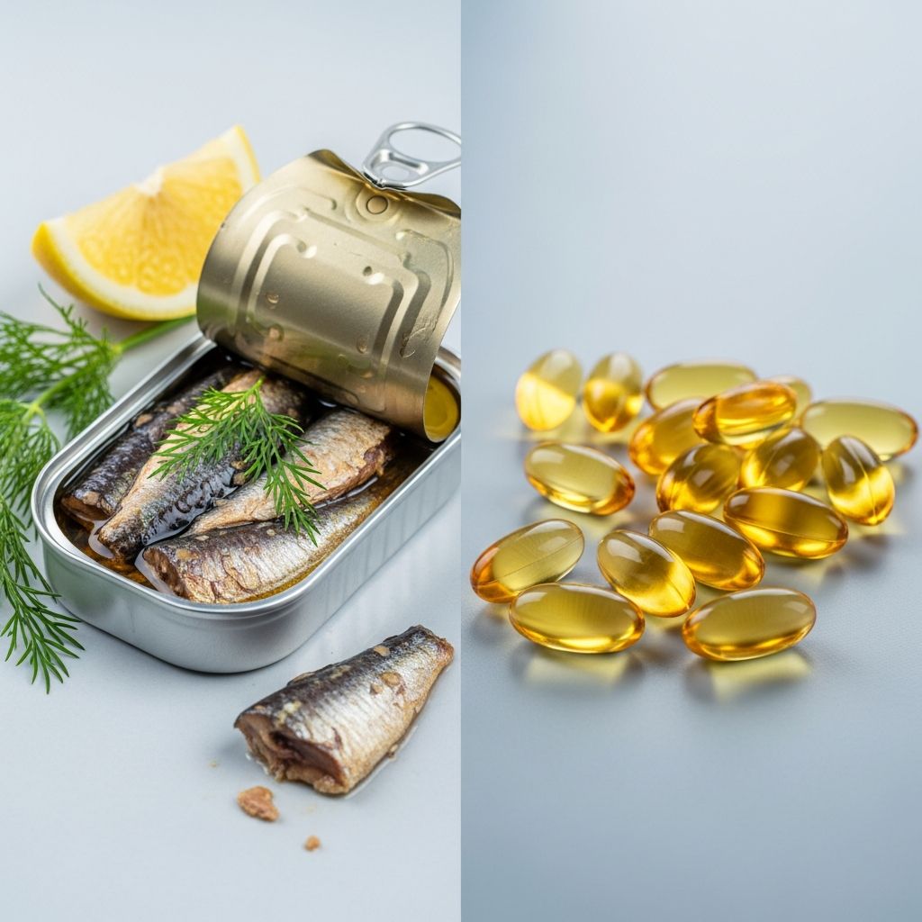 Sardines vs. Omega-3 Supplements: New Review A new review reveals why eating sardines may outperform omega-3 supplements for heart health and overall nutrition.