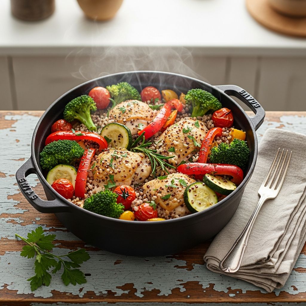 Delicious, easy one-pot dinners packed with nutrients to support sustainable weight loss and simplify meal prep forever.