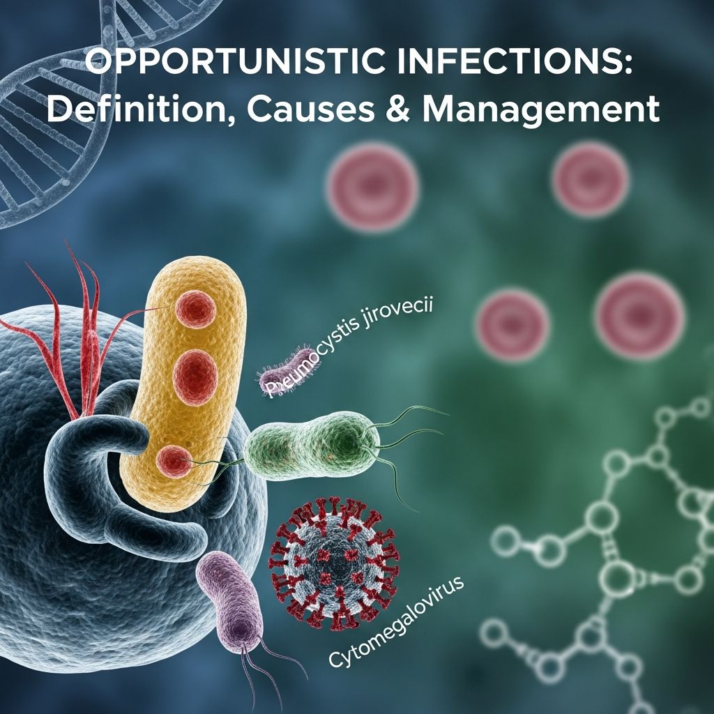 Understanding opportunistic infections in immunocompromised patients and their skin manifestations.