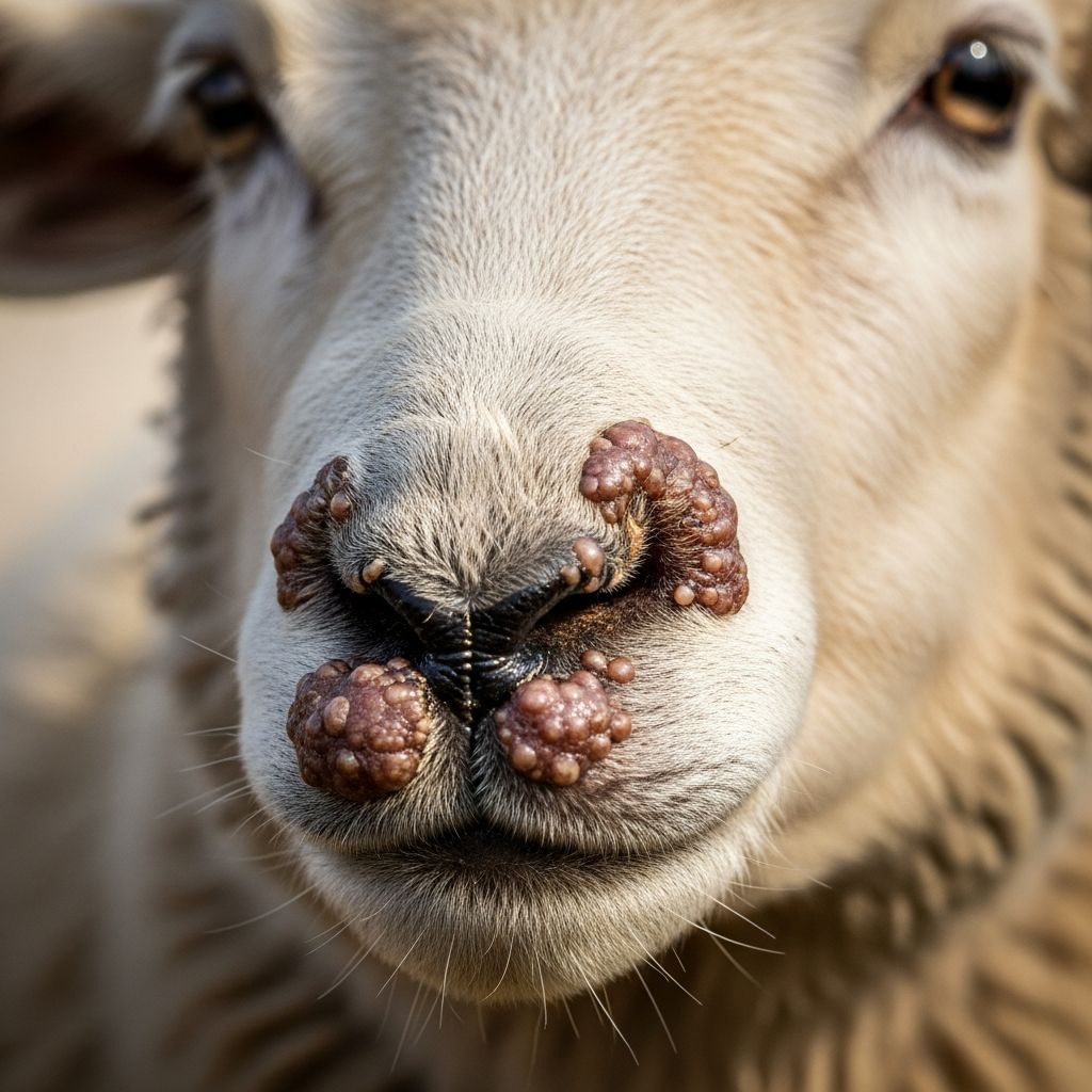 Zoonotic viral skin infection from sheep and goats: symptoms, diagnosis, treatment, and prevention strategies.