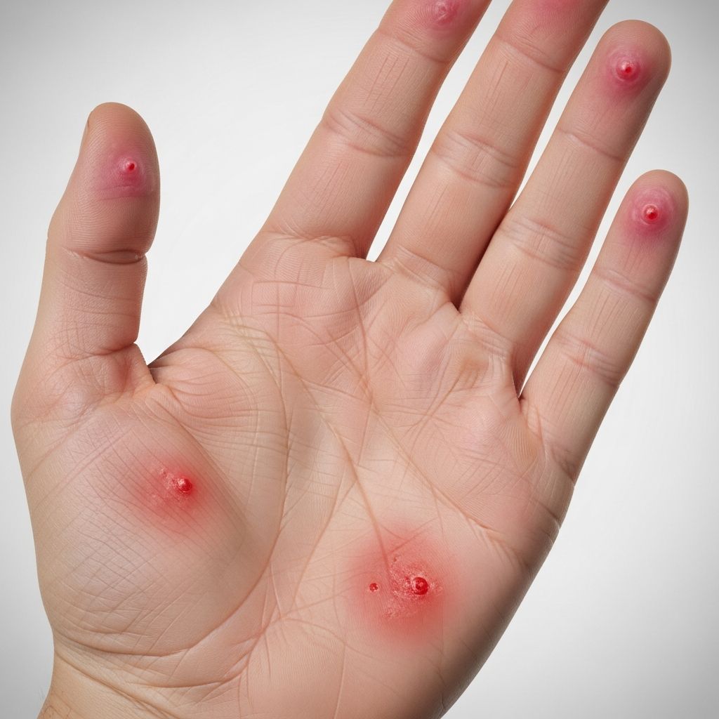 Skin signs of bacterial endocarditis: tender Osler nodes on fingers/toes vs painless Janeway lesions on palms/soles.