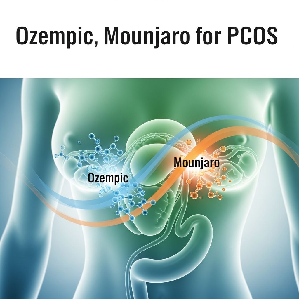 Can Ozempic and Mounjaro help manage PCOS symptoms like weight gain and insulin resistance? Experts weigh in on benefits and risks.