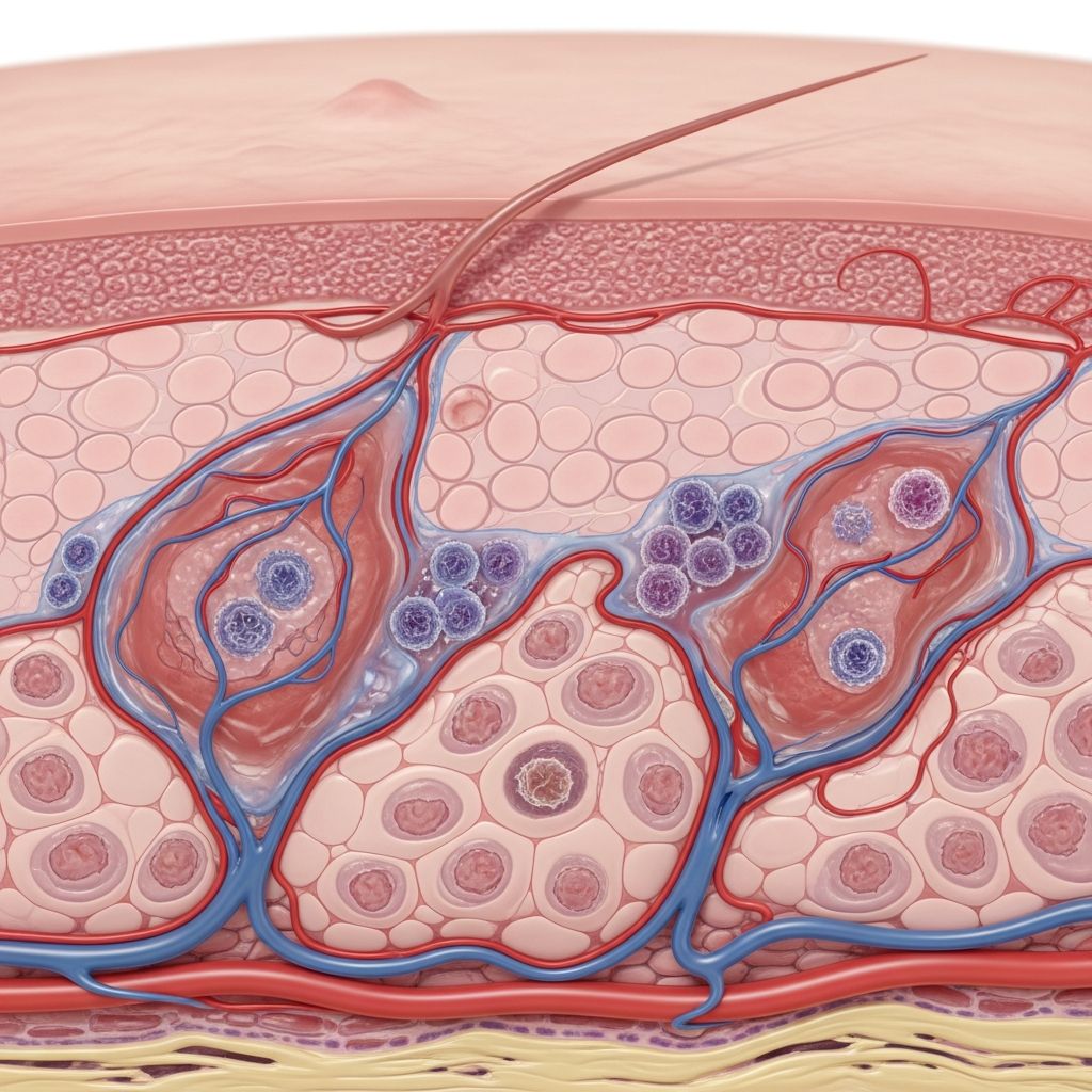 Inflammation of subcutaneous fat causing tender nodules: causes, diagnosis, and treatment options explored.