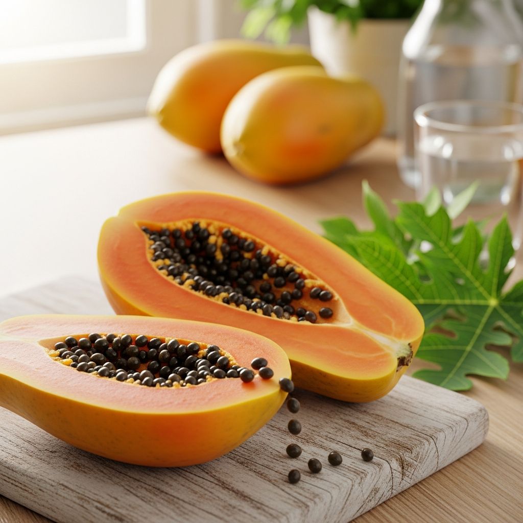 Papaya Benefits: 8 Science-Backed Health Advantages Discover the impressive health benefits of papaya, from boosting immunity and heart health to aiding digestion and skin vitality.