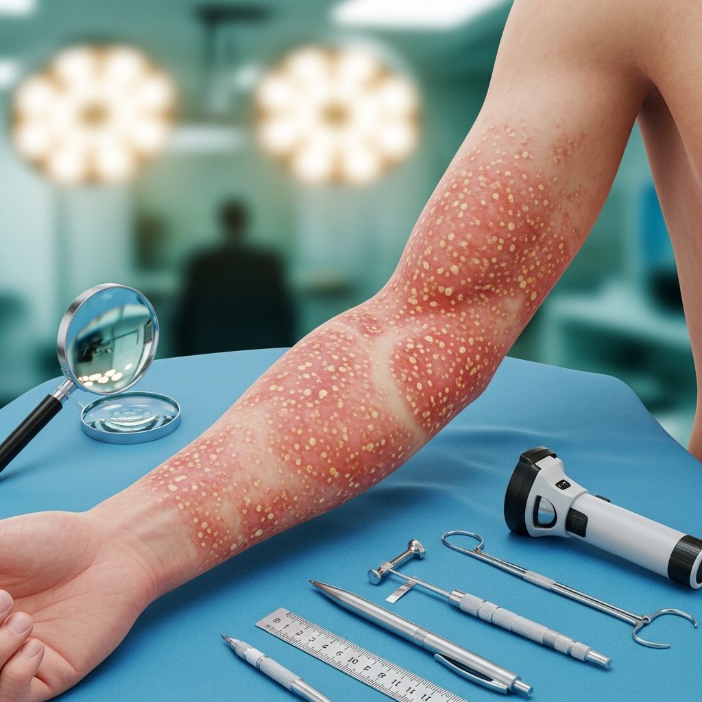 Comprehensive guide to the Psoriasis Area and Severity Index (PASI) for assessing psoriasis severity and treatment response.