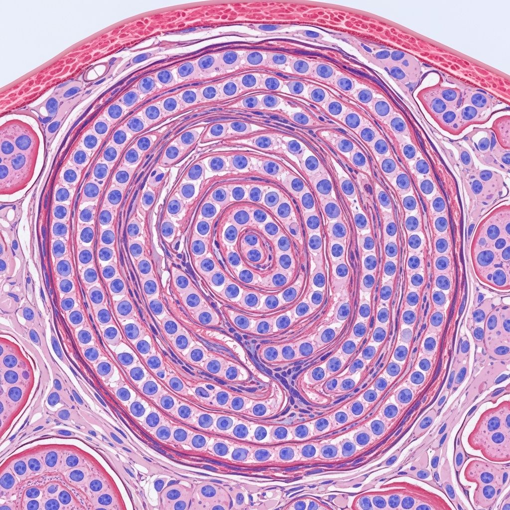 Comprehensive guide to the pathology, histology, immunohistochemistry, and variants of perineurioma, a rare benign nerve sheath tumour.