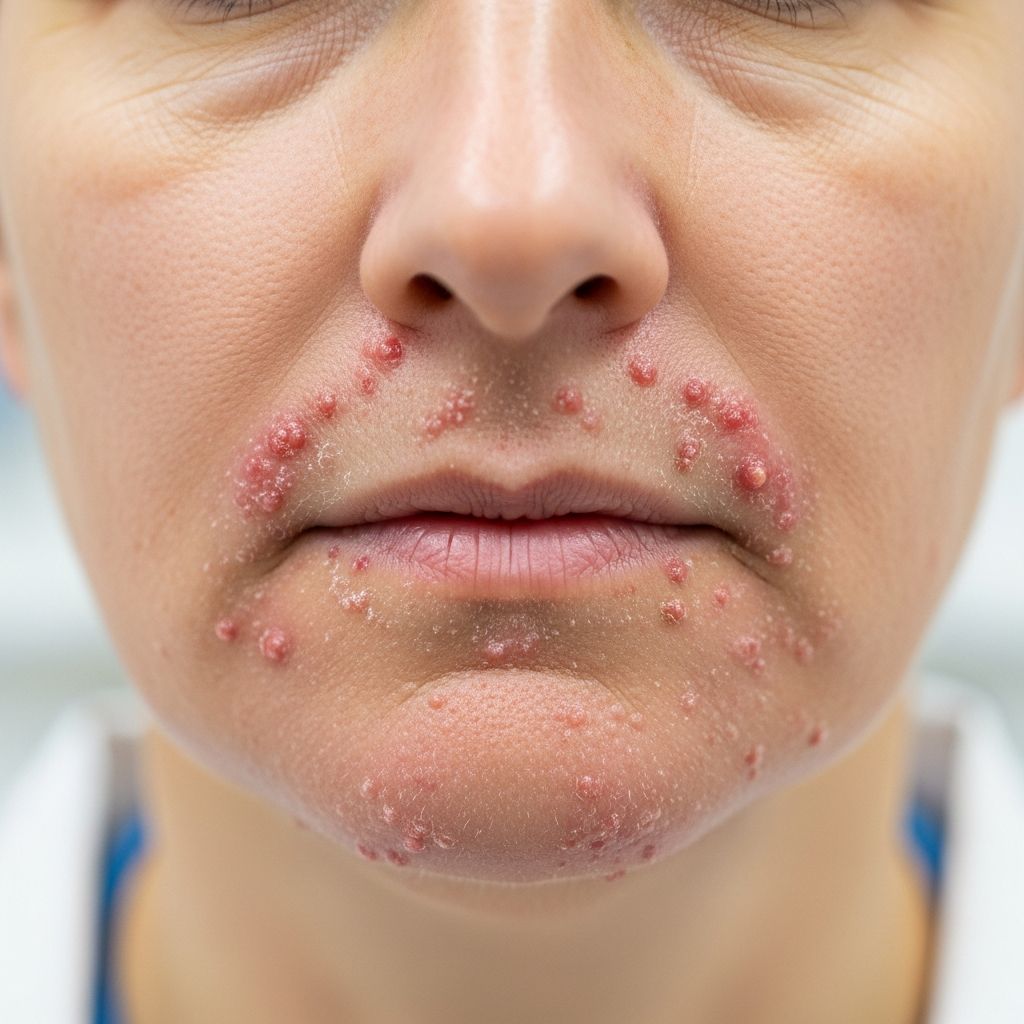 Comprehensive guide to periorificial dermatitis: causes, symptoms, diagnosis, and effective treatments for this common facial rash.