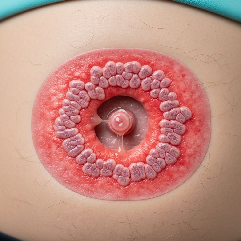 Peristomal Intestinal Metaplasia: Diagnosis And Treatment Rare skin condition around stomas where skin cells transform into intestinal-like tissue, often decades after surgery.