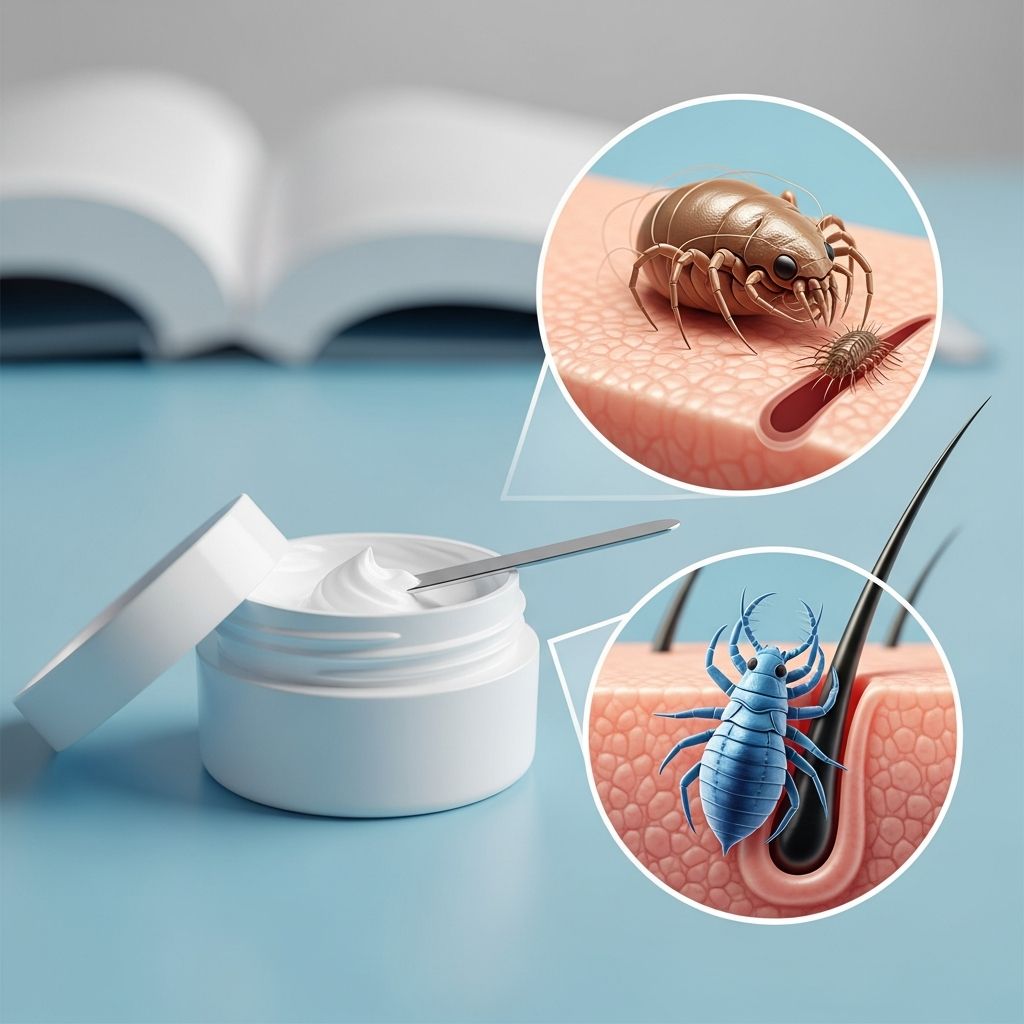 Complete guide to permethrin cream treatment for scabies and crab lice infestations.