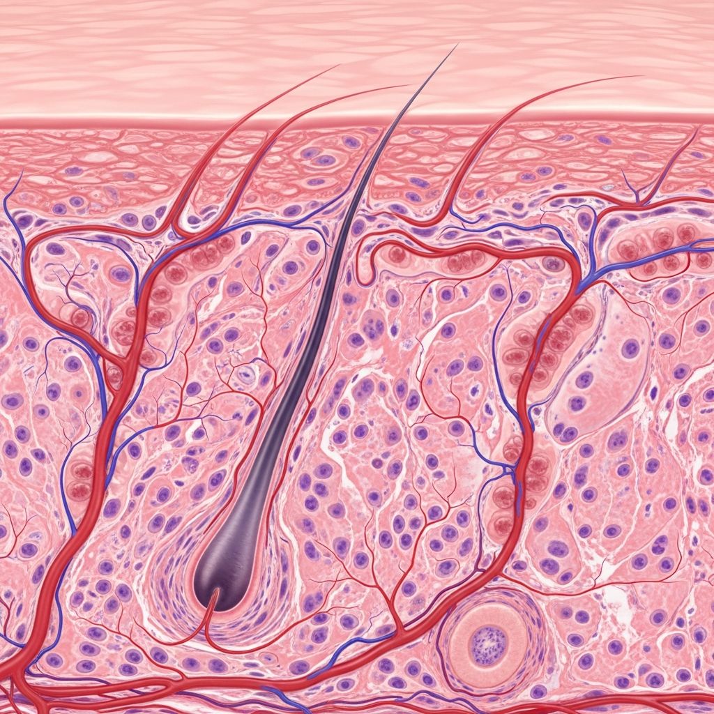 Detailed histopathological analysis of perniosis, revealing key microscopic features and diagnostic challenges in chilblains pathology.
