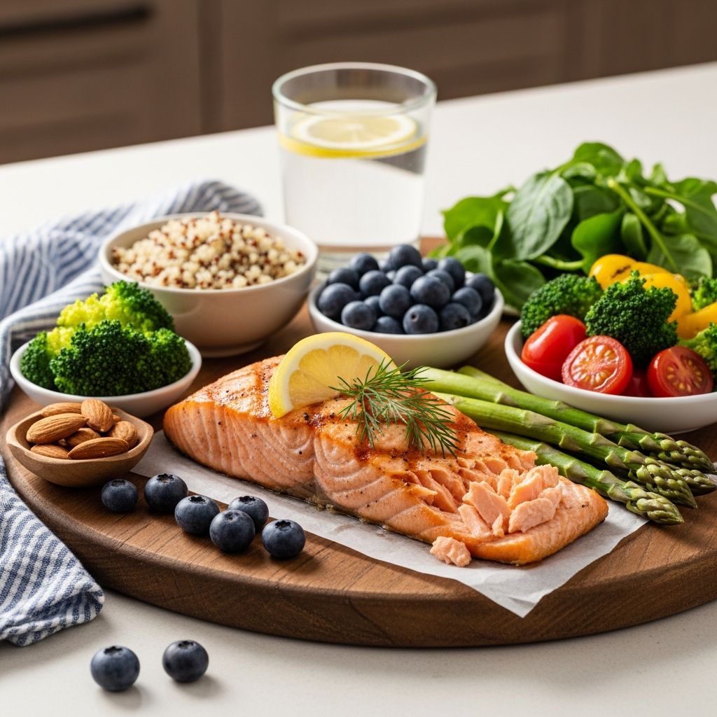 A flexible eating plan emphasizing fish, seafood, and plant foods for heart health, weight management, and overall wellness.