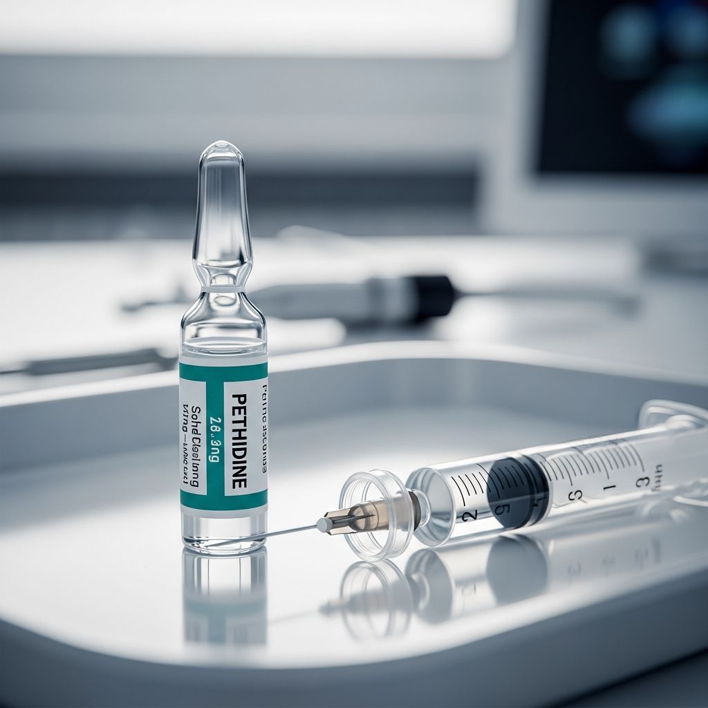 Comprehensive guide to pethidine (meperidine): uses, dosage, side effects, and safety for moderate to severe pain relief.
