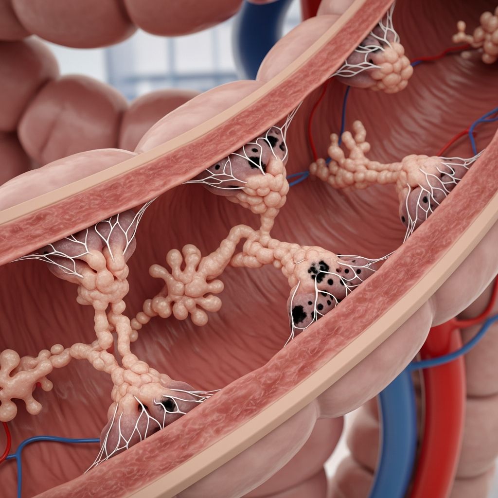 Rare genetic disorder with GI polyps and mucocutaneous pigmentation, increasing cancer risk.