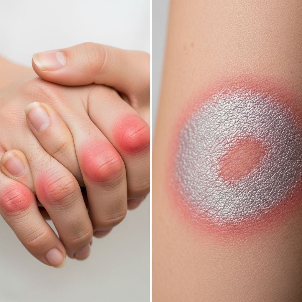 Psoriatic Arthritis Pictures: Visual Guide to Symptoms See real images of psoriatic arthritis symptoms, from skin plaques to swollen joints, to better understand this autoimmune condition.
