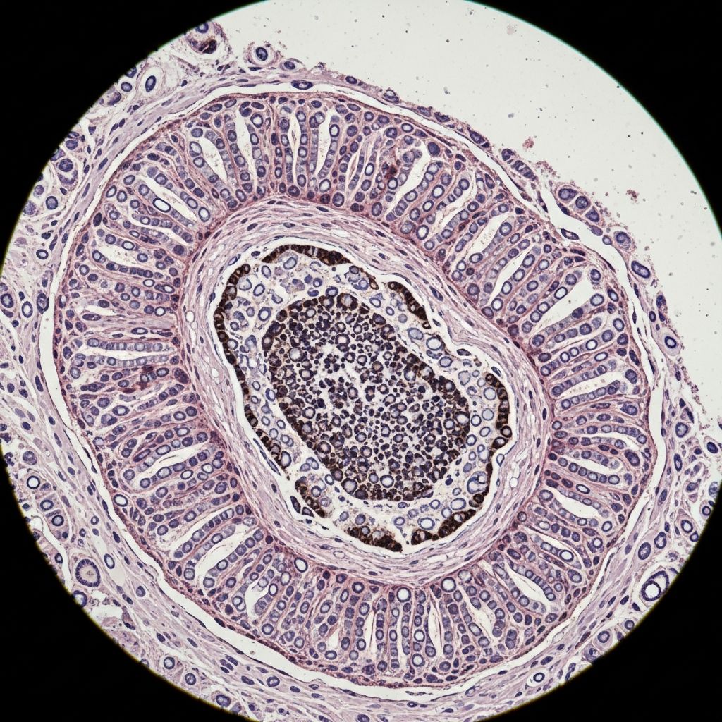 Detailed histopathological analysis of pigmented follicular cysts, a rare benign cutaneous lesion with distinctive pigmented hair shafts.