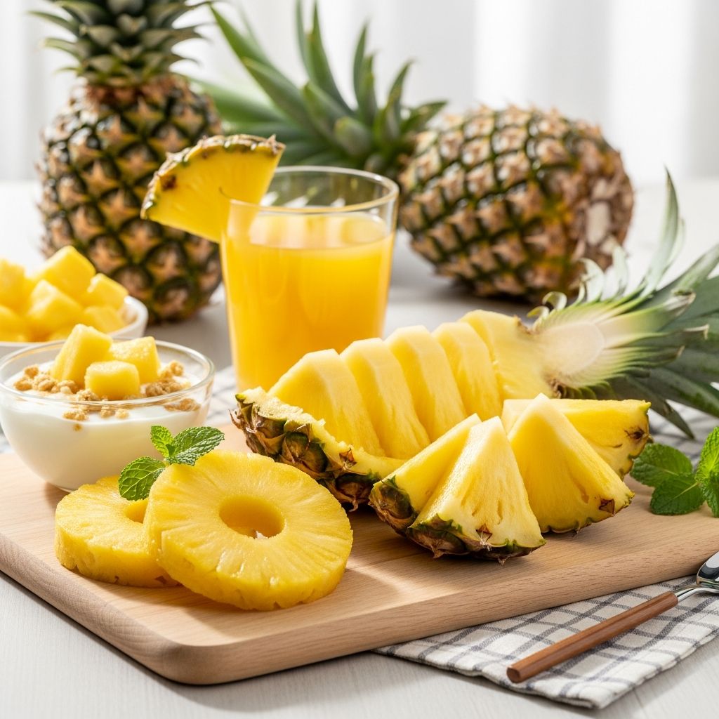 Pineapple Benefits: 8 Health Advantages Backed By Science Discover the impressive health benefits of pineapple, from aiding digestion to boosting immunity and reducing inflammation.