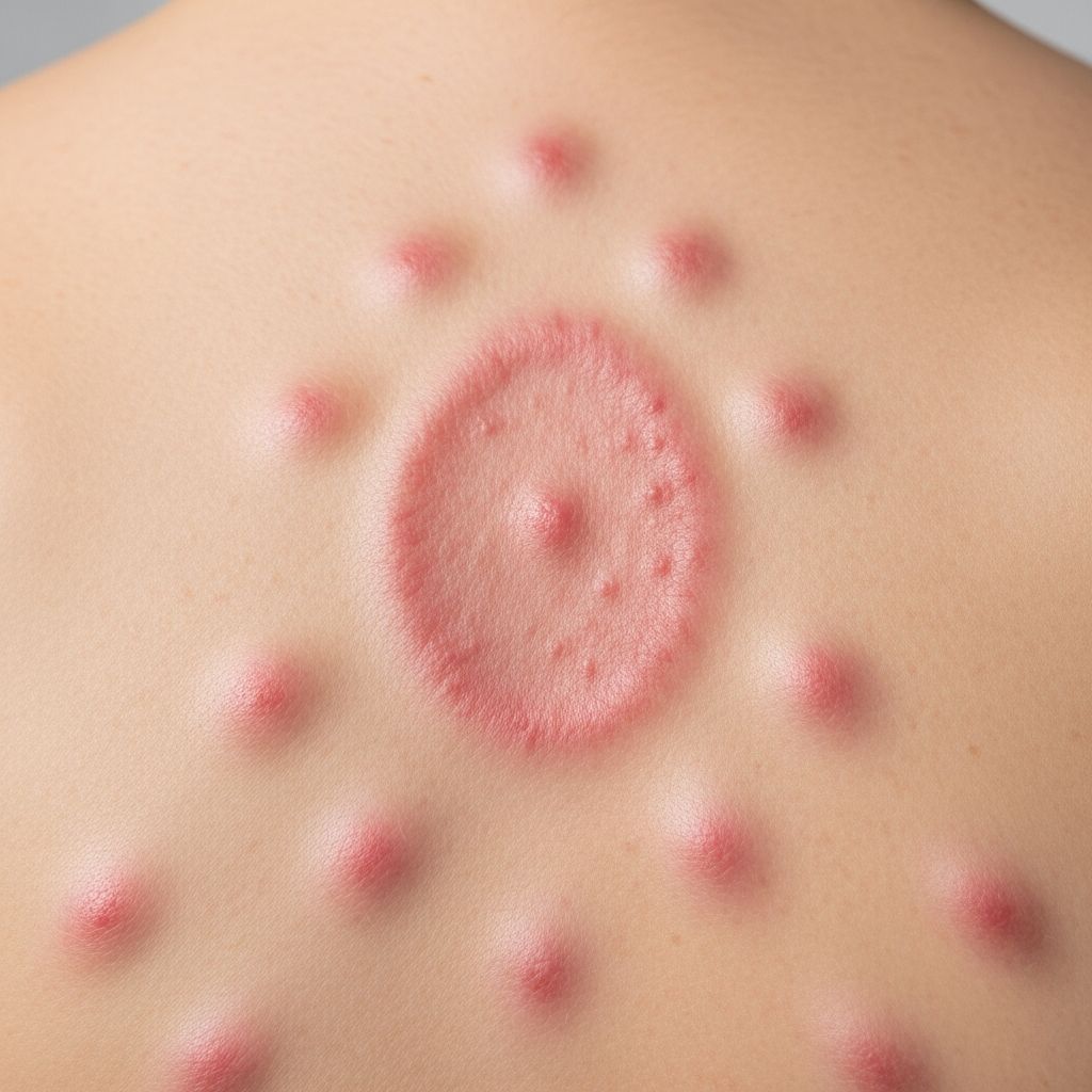Common self-limiting rash often starting with a herald patch, resolving in 6-12 weeks with symptomatic relief.