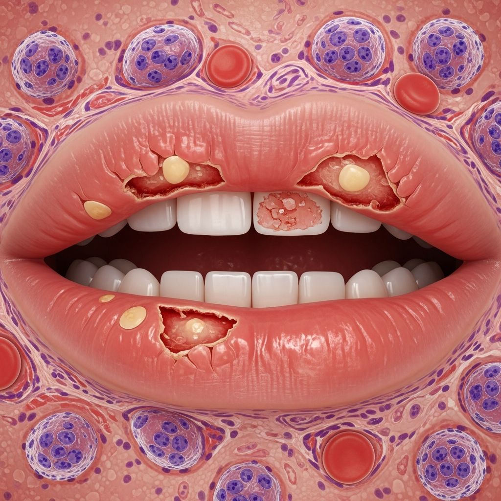 Rare inflammatory disorder of mucous membranes with dense plasma cell infiltrates, posing diagnostic and therapeutic challenges.