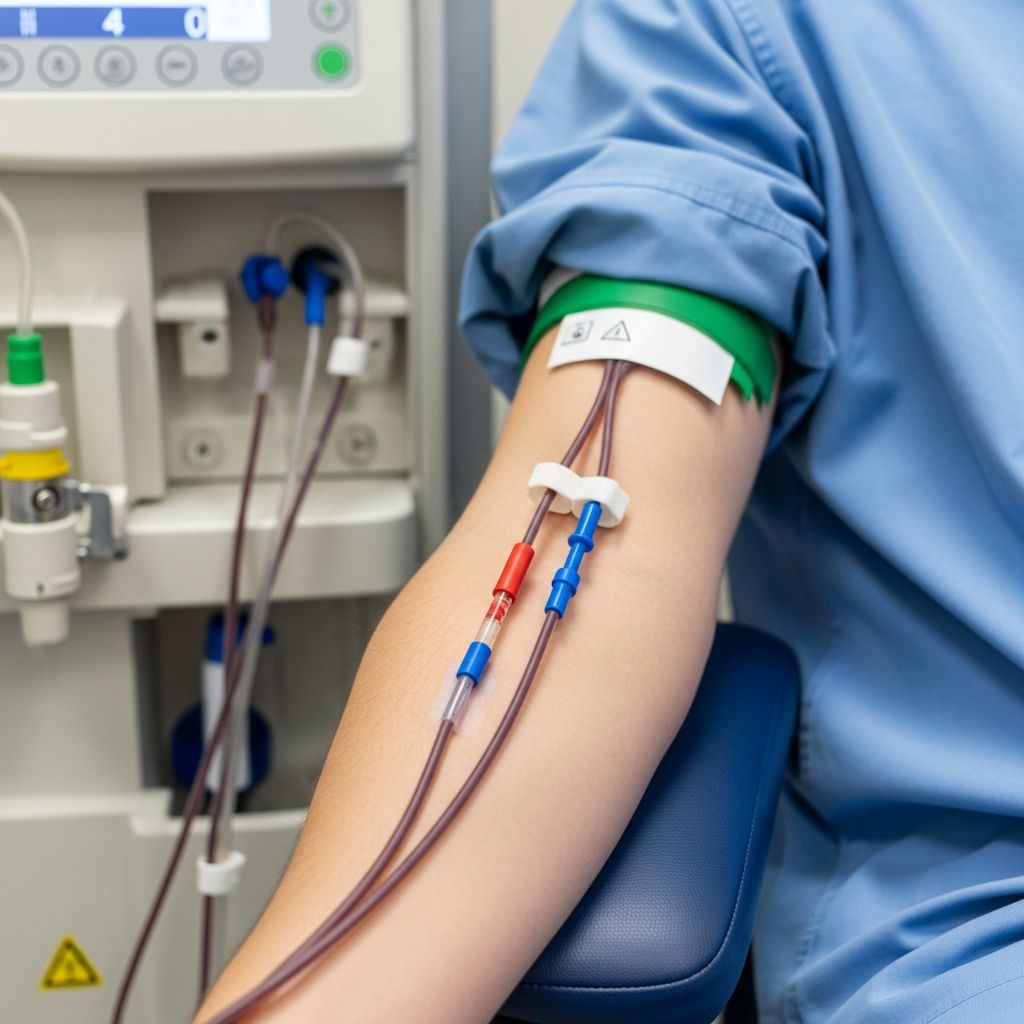 Explore how plasmapheresis removes harmful plasma components to treat severe autoimmune skin conditions effectively.