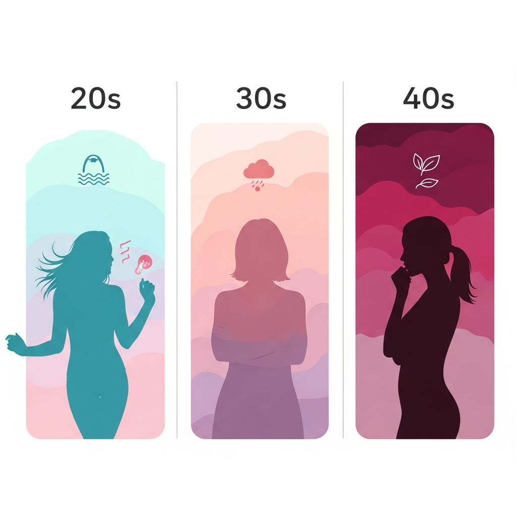 How PMS Changes in Your 20s, 30s, and 40s PMS symptoms evolve across decades—understand why they intensify from your 20s through perimenopause in your 40s.