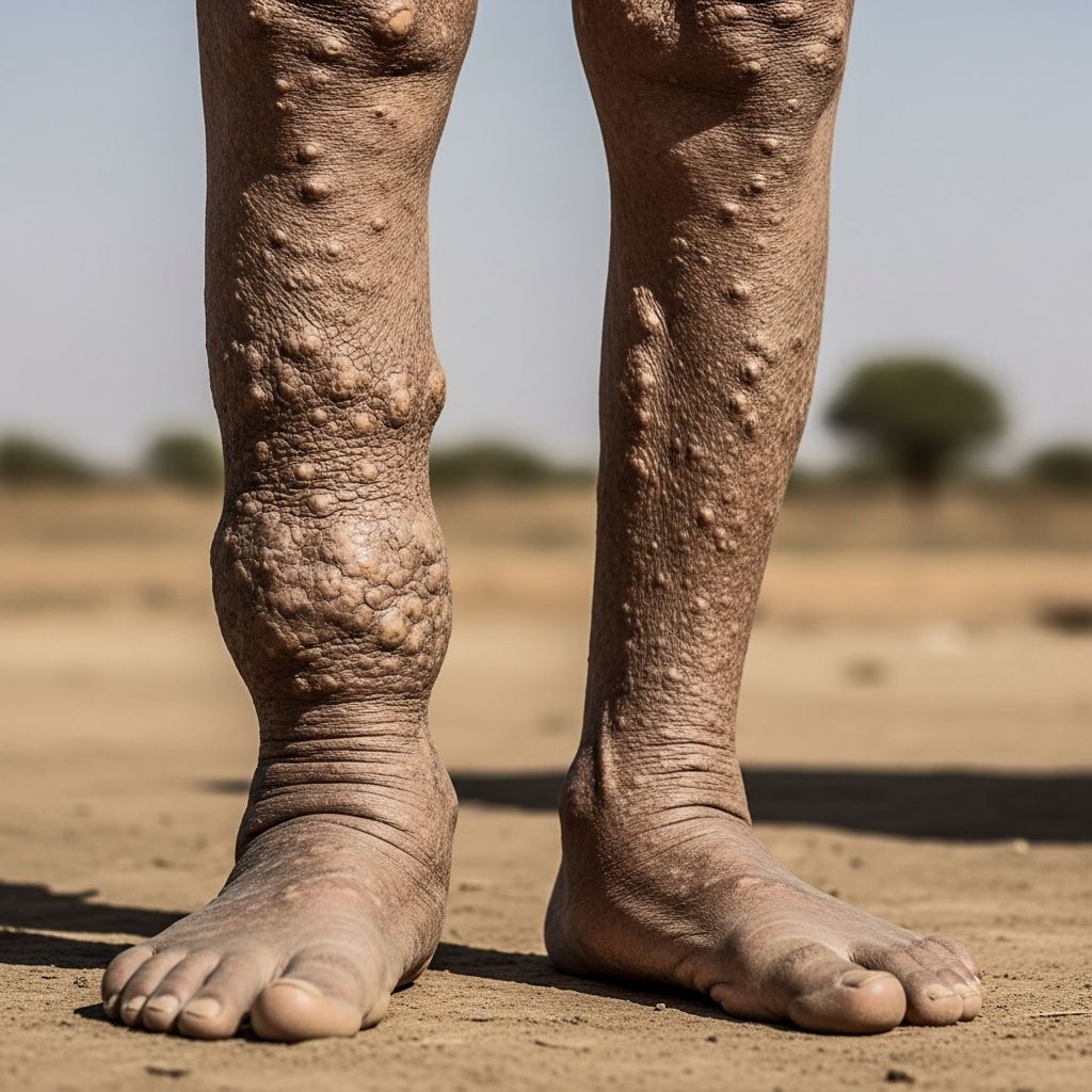 Understanding podoconiosis: causes, symptoms, prevention, and management of nonfilarial elephantiasis from irritant soils.
