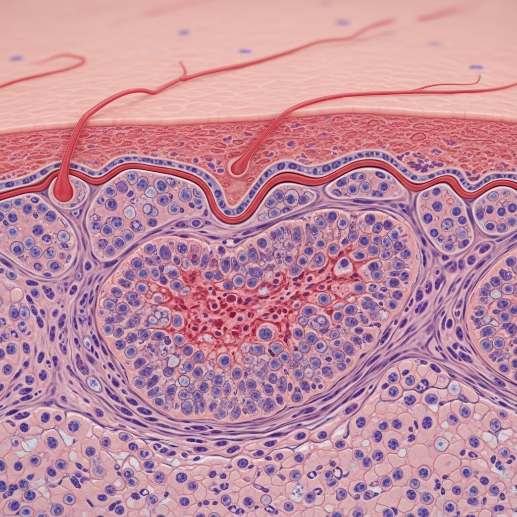 Comprehensive pathology of polymorphic light eruption: causes, clinical features, diagnosis, and management strategies for this common photodermatosis.