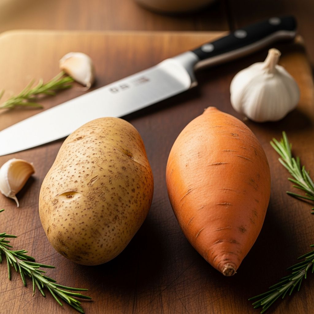 Uncover the nutritional showdown between potatoes and sweet potatoes: which tuber reigns supreme in vitamins, fiber, and health benefits?