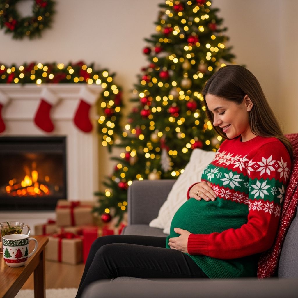 Essential tips for pregnant women to enjoy a healthy, stress-free Christmas while protecting themselves and their baby during the festive season.