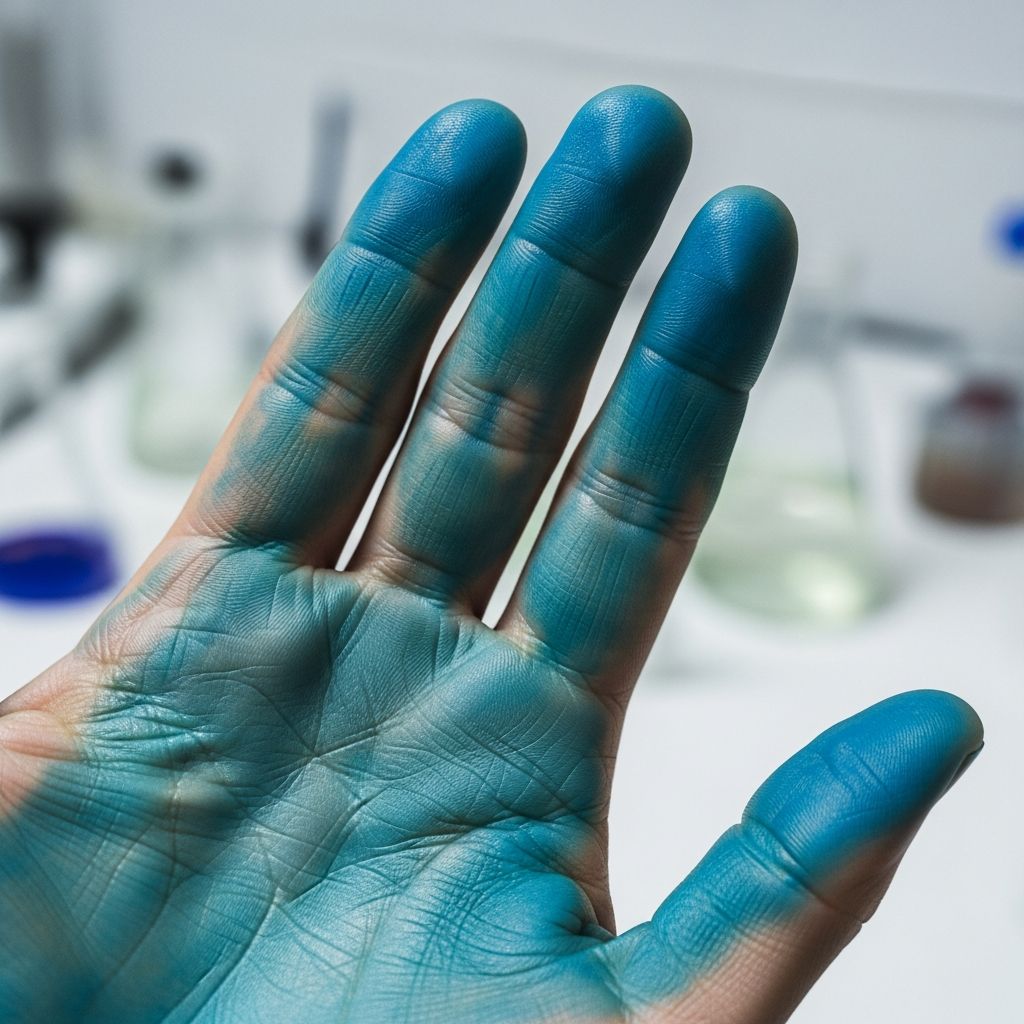 Understanding pseudochromhidrosis: causes, diagnosis, and effective treatments for coloured sweat due to external factors.