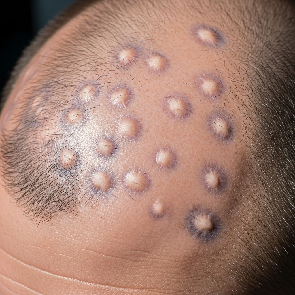 Rare scarring alopecia mimicking alopecia areata: clinical features, diagnosis, and management strategies.