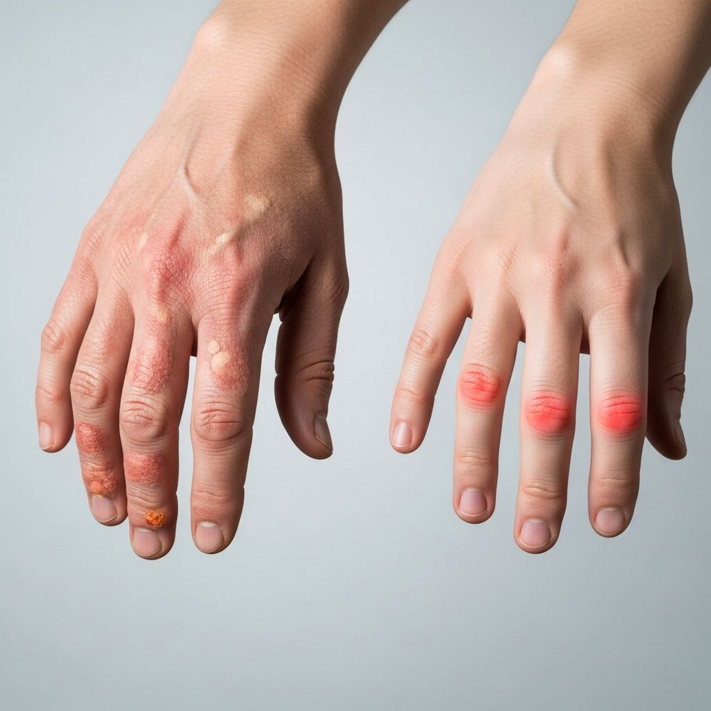 Understand the key differences between psoriatic arthritis and rheumatoid arthritis to ensure accurate diagnosis and effective treatment.