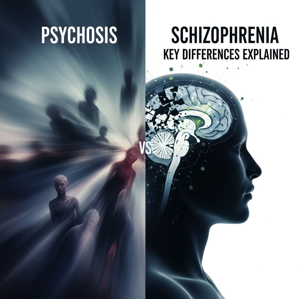 Understand the critical distinctions between psychosis and schizophrenia and when to seek professional help.