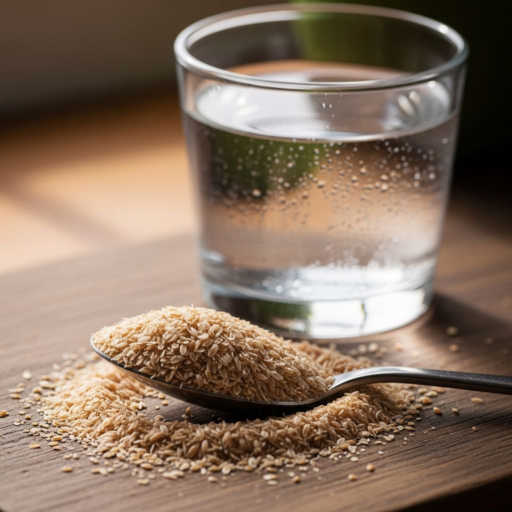 Effective natural fiber supplement for relieving constipation, softening stools, and promoting regular bowel movements safely.