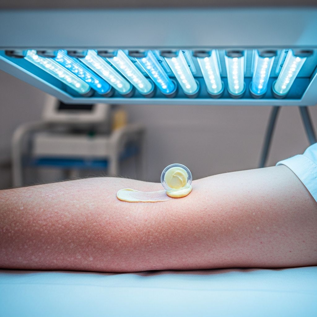 Comprehensive guide to PUVA photochemotherapy: understanding psoralen and UVA treatment for severe skin conditions.