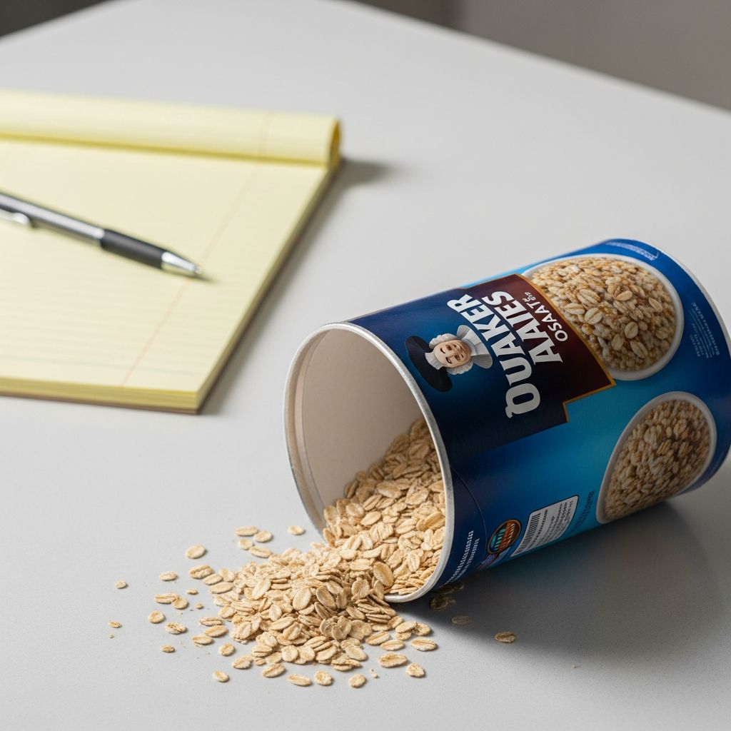 Quaker Oats broadens massive recall of granola bars, cereals, and snacks due to potential Salmonella contamination at contaminated facility.