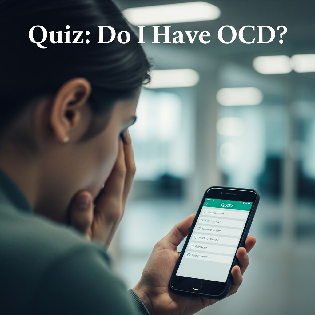 Take this simple quiz to assess if your intrusive thoughts or repetitive behaviors may indicate OCD symptoms and learn next steps.
