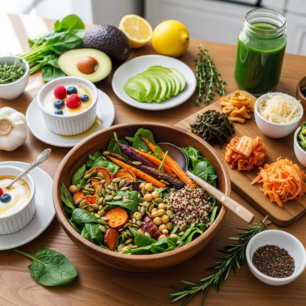 Delicious dinners packed with prebiotics, probiotics and fiber to nourish your gut microbiome and support overall wellness.