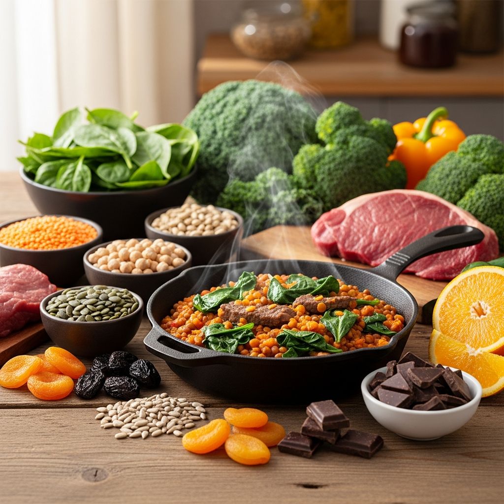 Delicious, easy recipes packed with iron-rich ingredients to help combat deficiency and boost energy levels naturally.