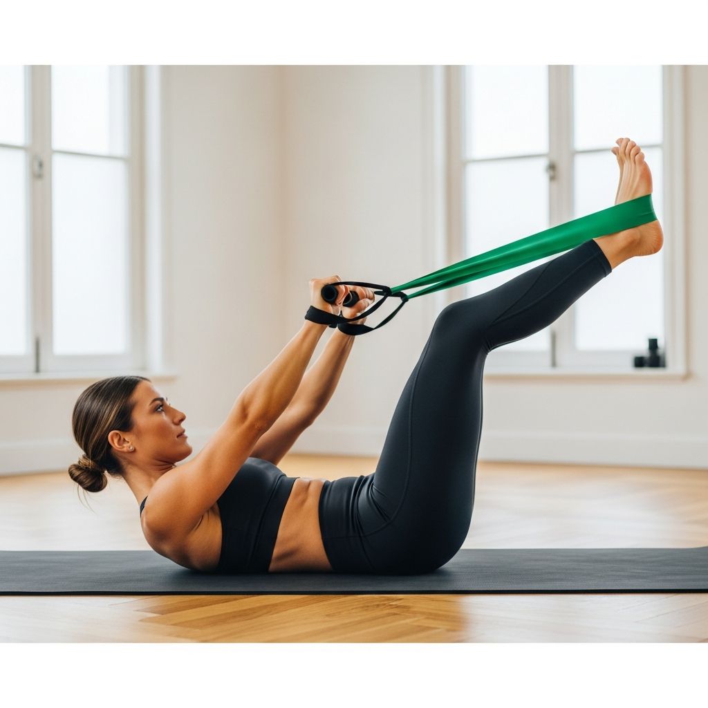 Sculpt your core with this effective resistance band ab workout that targets all abdominal muscles at home.