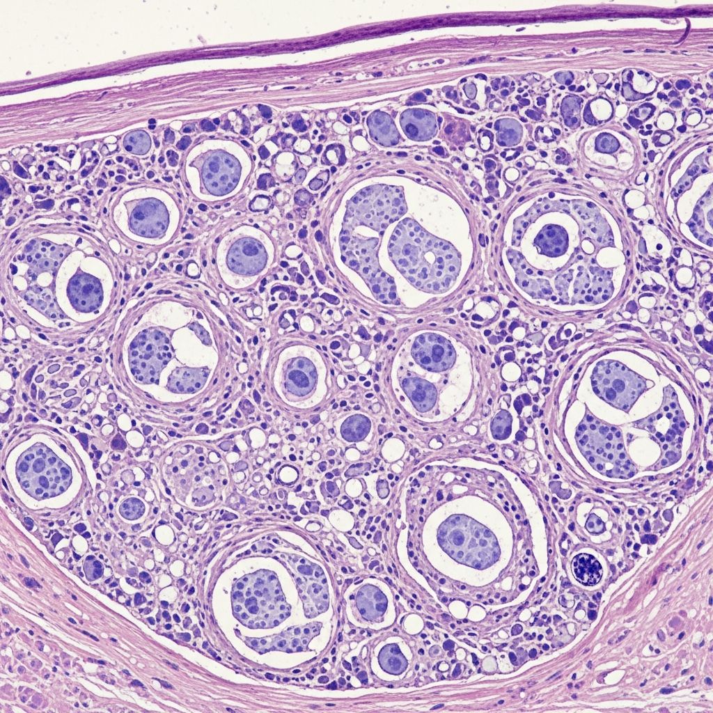 Comprehensive guide to the pathology, clinical features, and management of reticulohistiocytoma, a rare cutaneous histiocytic disorder.