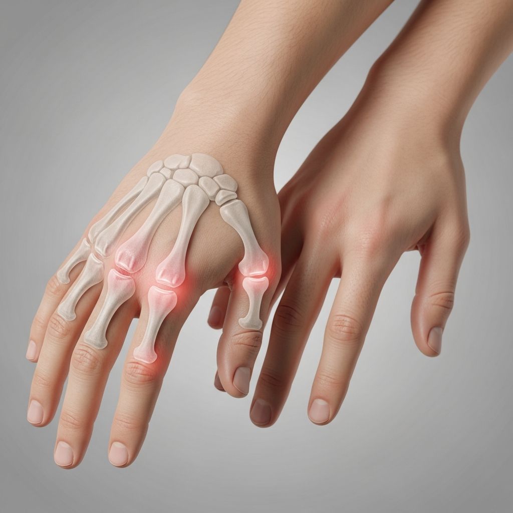 Comprehensive guide to rheumatoid arthritis: symptoms, causes, diagnosis, treatments, and living with this chronic autoimmune condition.