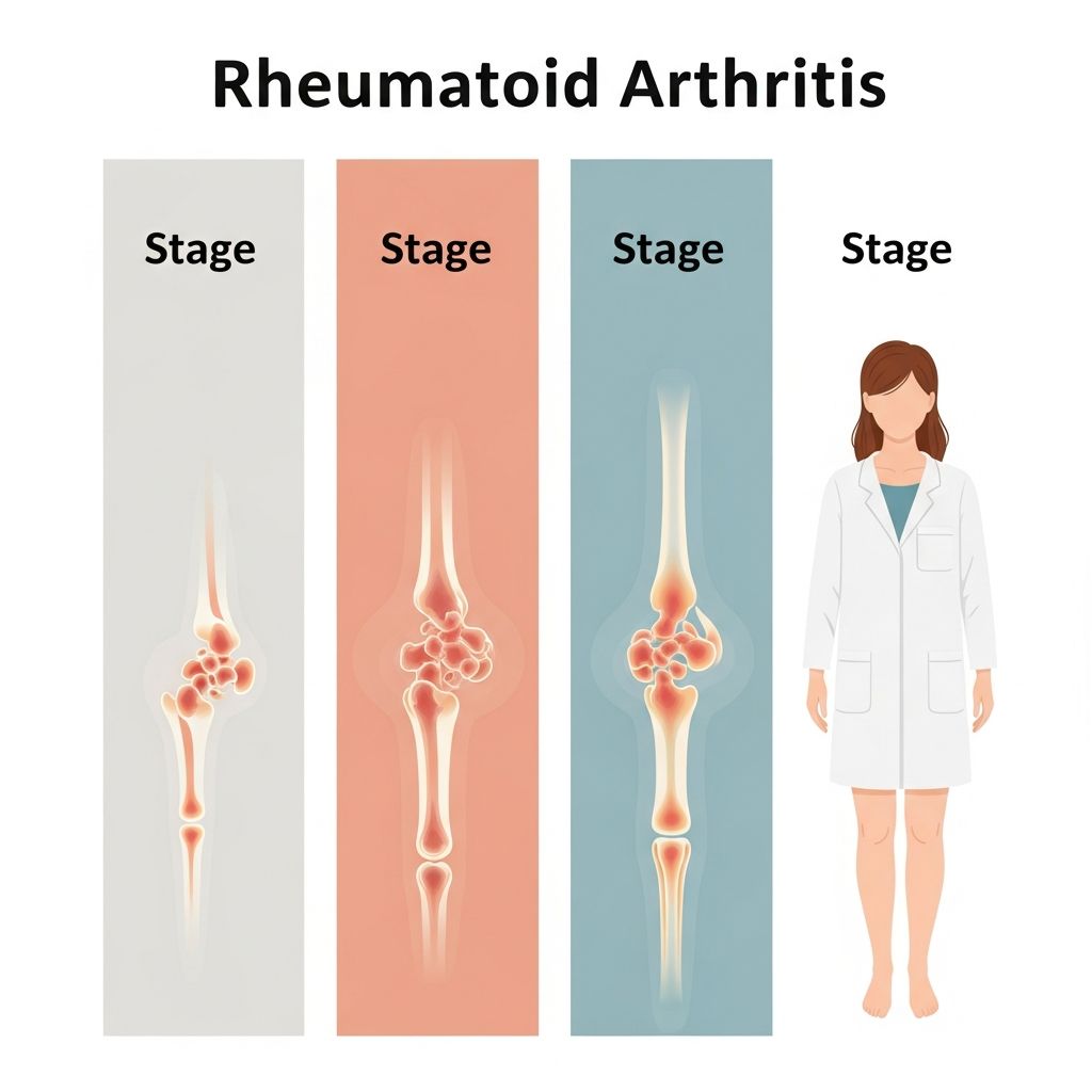 A complete guide to the four stages of rheumatoid arthritis and how treatment evolves.