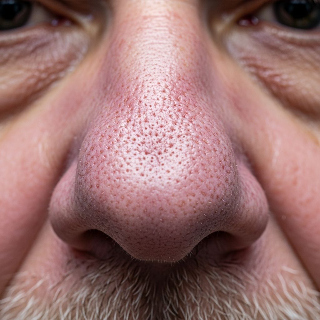 Understanding rhinophyma: causes, symptoms, diagnosis, and effective treatments for this advanced rosacea subtype affecting the nose.