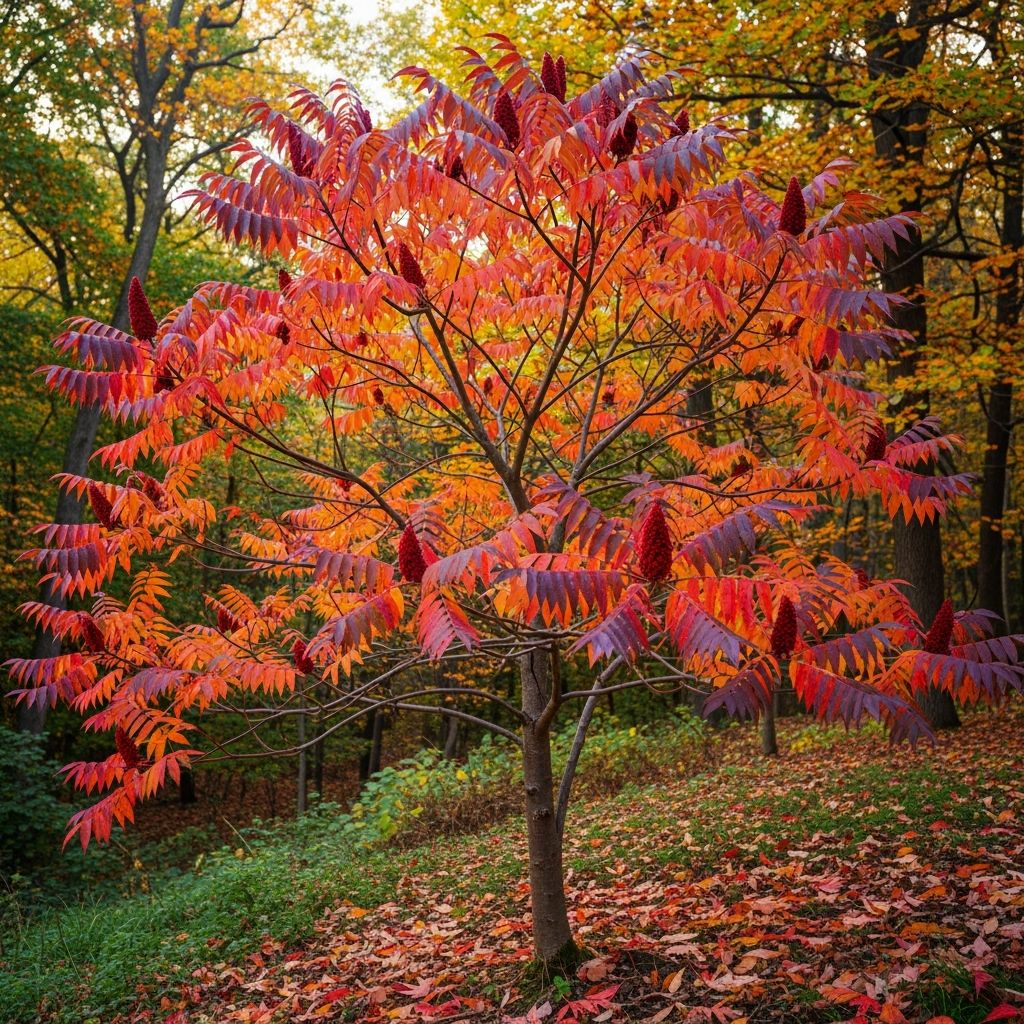 Learn about the Rhus tree (Toxicodendron succedaneum), its severe allergic skin reactions, identification, prevention, and effective treatments.