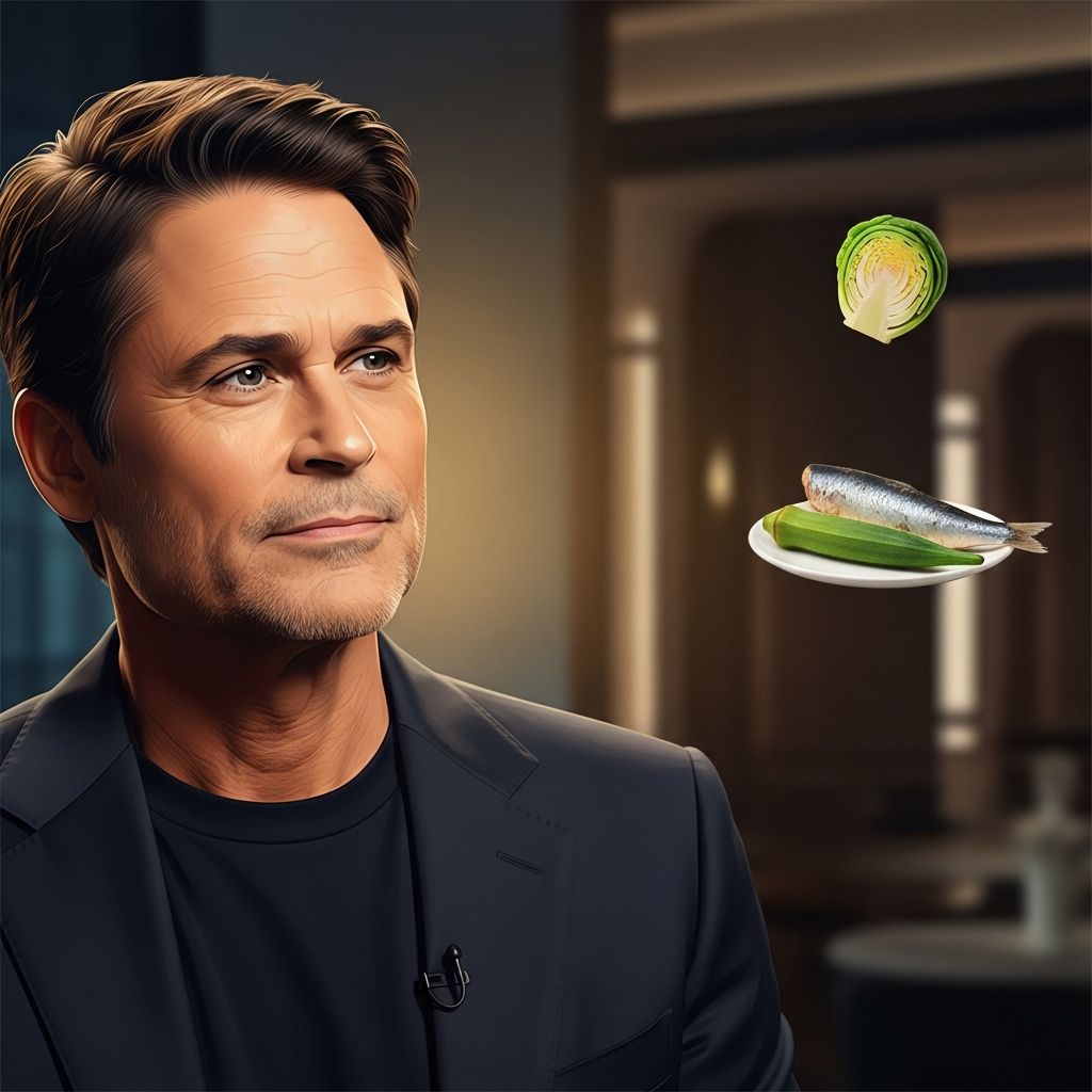 Actor Rob Lowe shares his surprising least favorite food, fitness secrets, and tips for a healthy lifestyle in this exclusive interview.